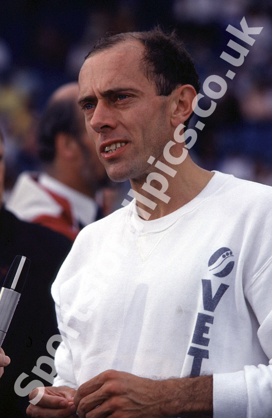 Steve Ovett at the AAA Champs, 1989